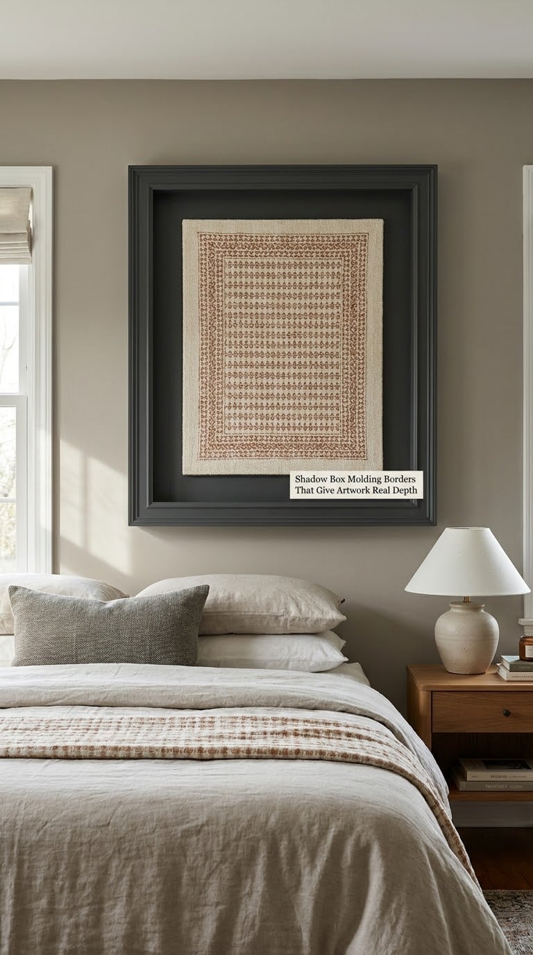 Shadow Box Molding Borders That Give Artwork Real Depth