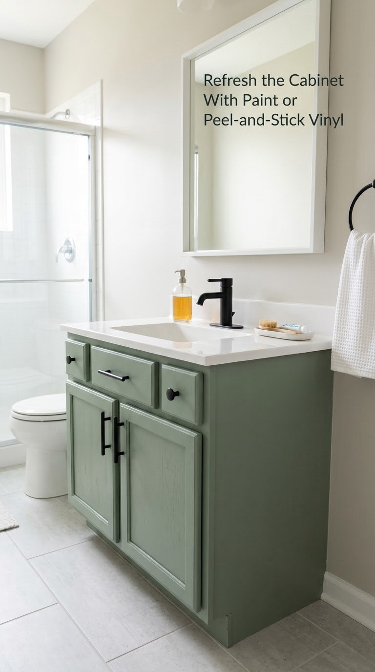 Refresh the Cabinet With Paint or Peel-and-Stick Vinyl