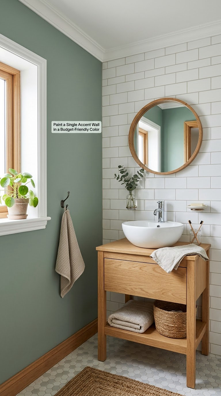 Paint a Single Accent Wall in a Budget-Friendly Color