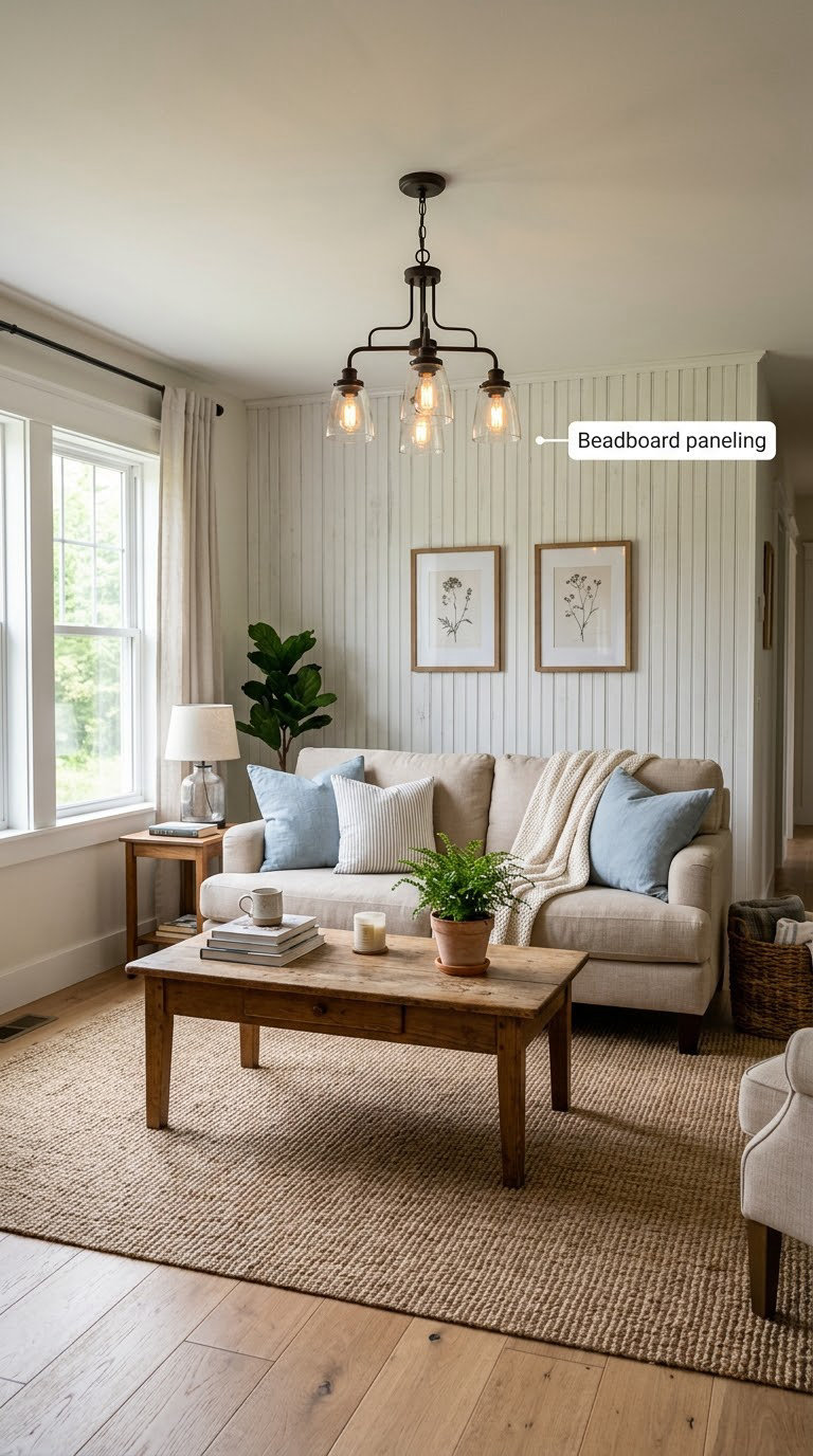 Beadboard paneling