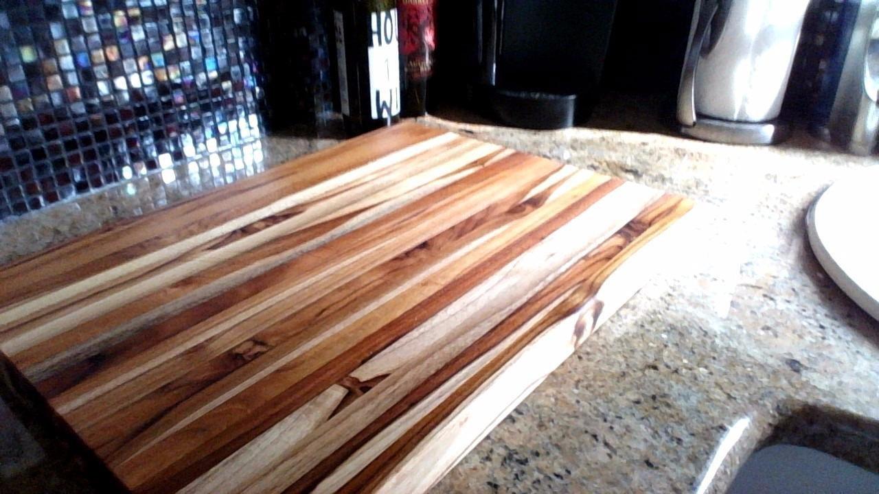 Teakhaus Edge-Grain Teak Wood Cutting Board with Grip Handles, Extra Large customer photo 2