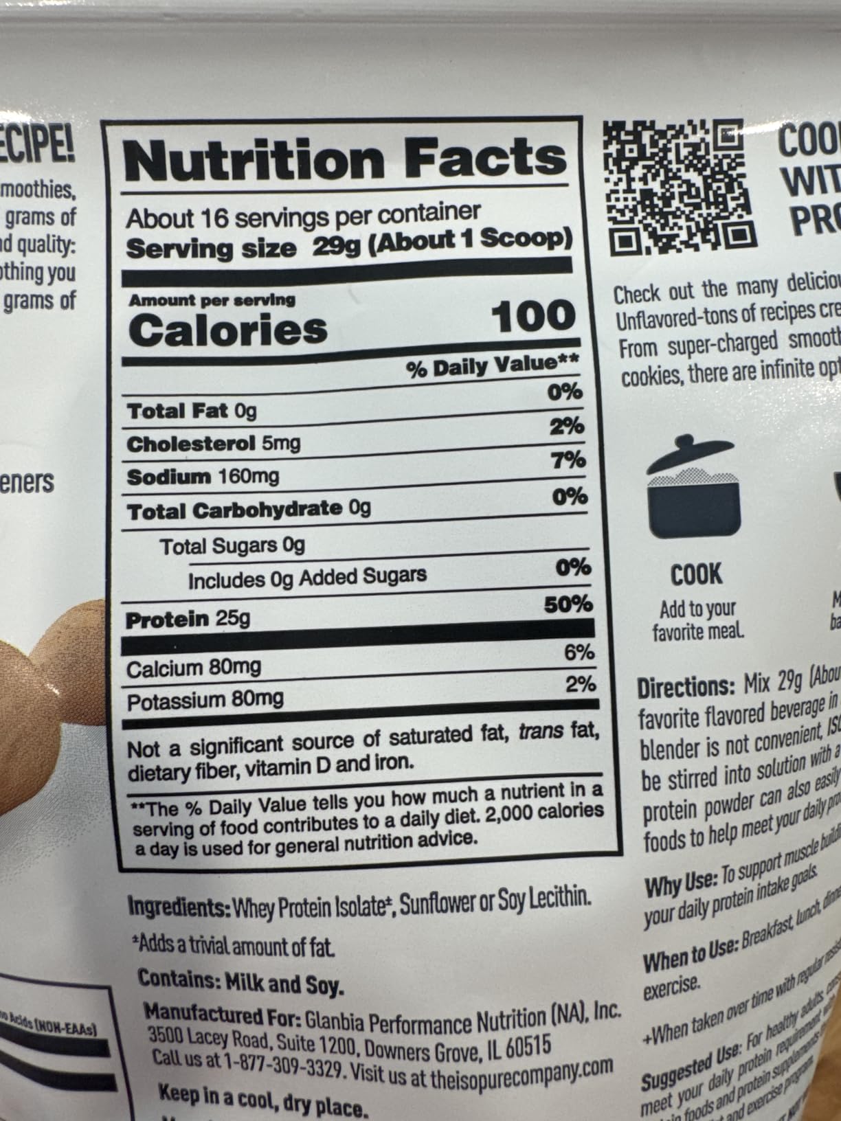 Isopure Zero Carb customer photo 1