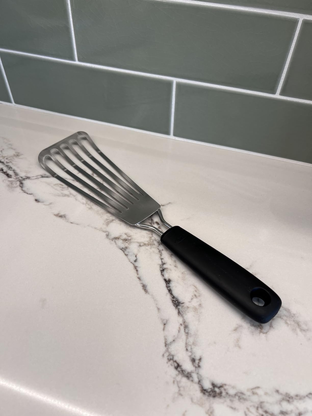 OXO Good Grips Restaurant Turner, Stainless Steel Metal Spatula customer photo 1