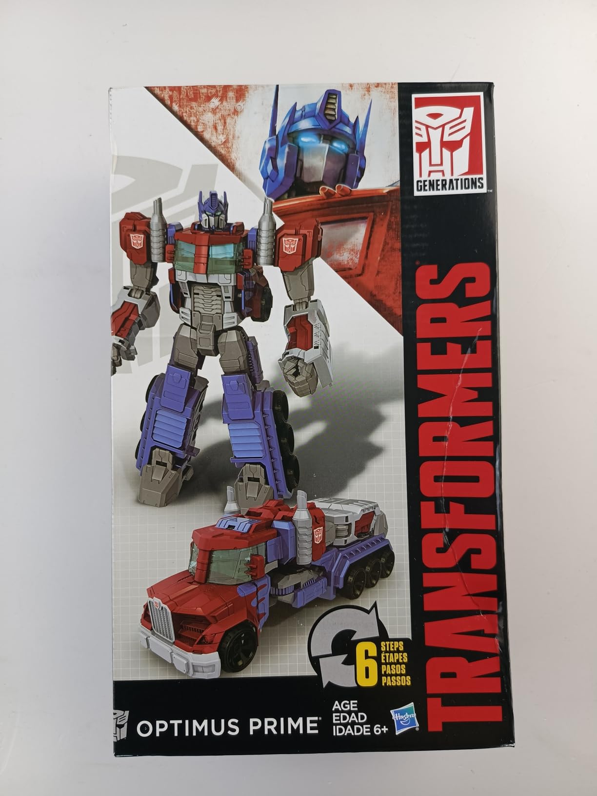 Transformers Toys Heroic Optimus Prime Action Figure - Timeless Large-Scale Figure, Changes into Toy Truck - Toys for Kids 6 and Up, 11-inch (Amazon Exclusive) customer photo 2
