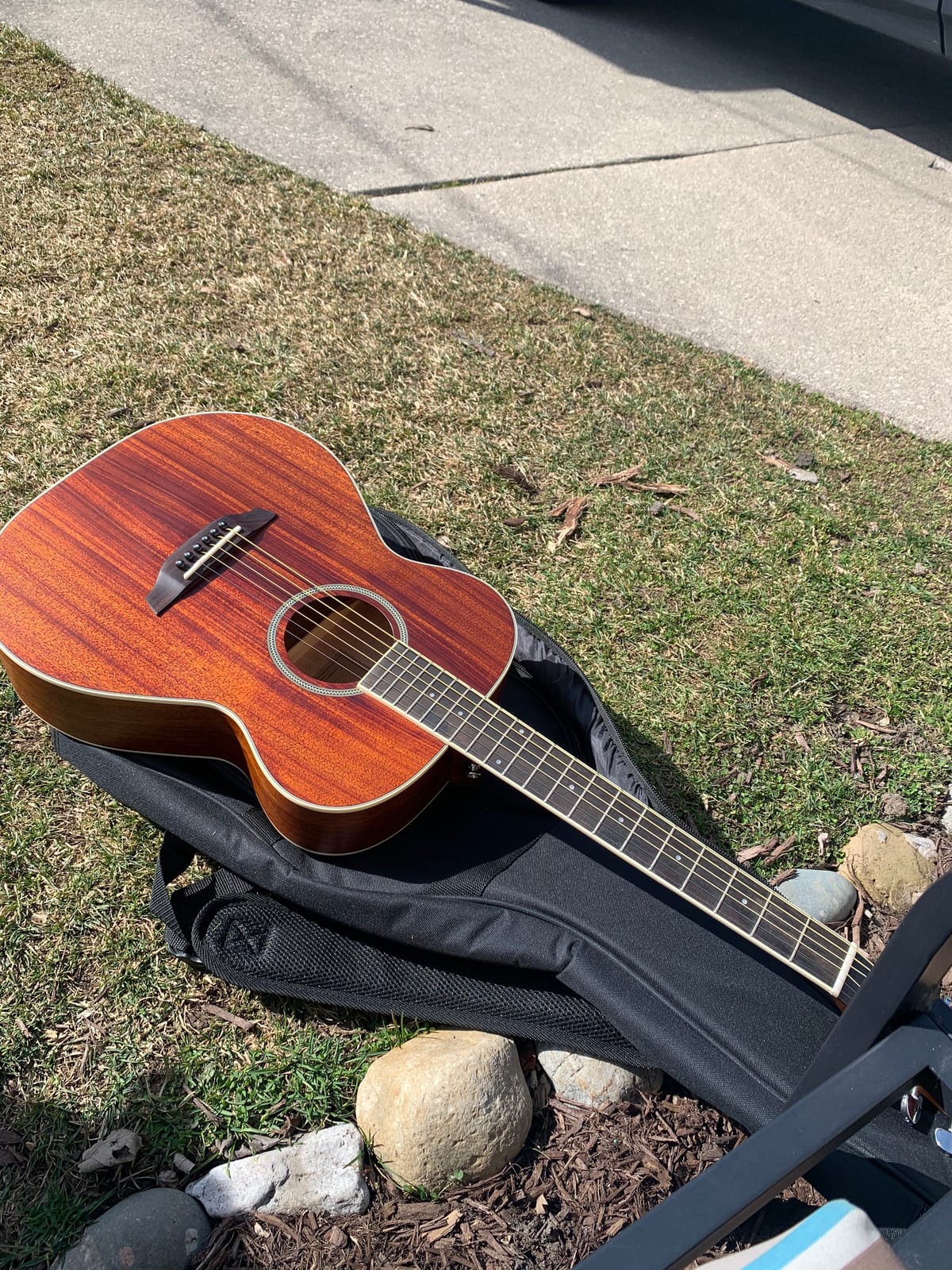 Orangewood Dana Mini/Travel Acoustic Guitar with Spruce Top, Junior 3/4 Size customer photo 2
