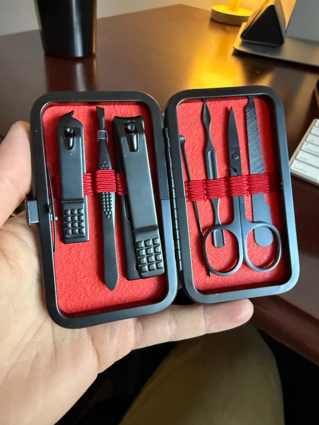 Aceoce Manicure Set Nail Clippers Set Gifts for Men Manicure Pedicure Kit customer photo 2