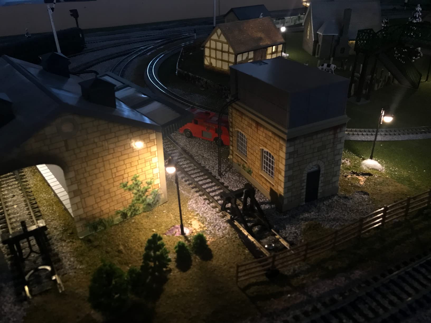 LYM39 10pcs Model Railway Train Lamp Post 6.8cm or 2.68inch Street Lights HO OO Scale LEDs New customer photo 2