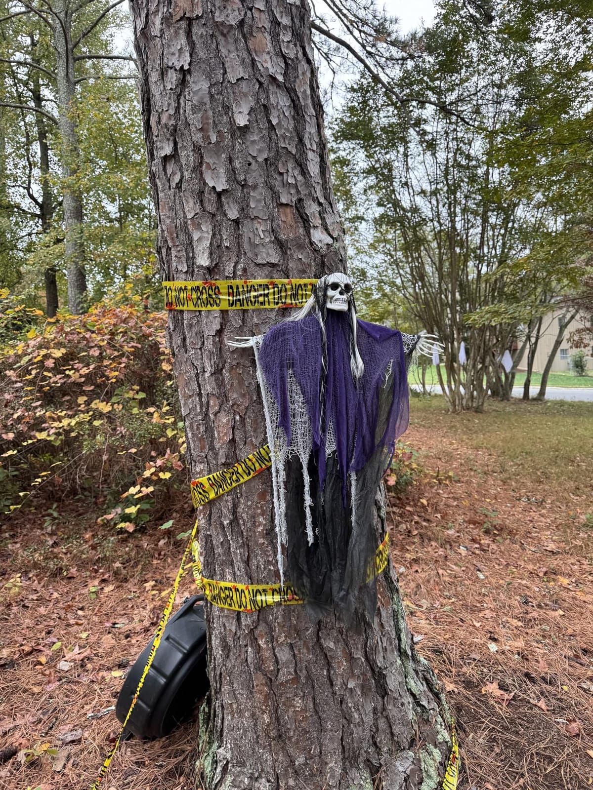 JOYIN 3 Pack Hanging Halloween Skeleton Ghosts Decorations, Grim Reapers for Best Halloween Outdoor Decorations customer photo 1