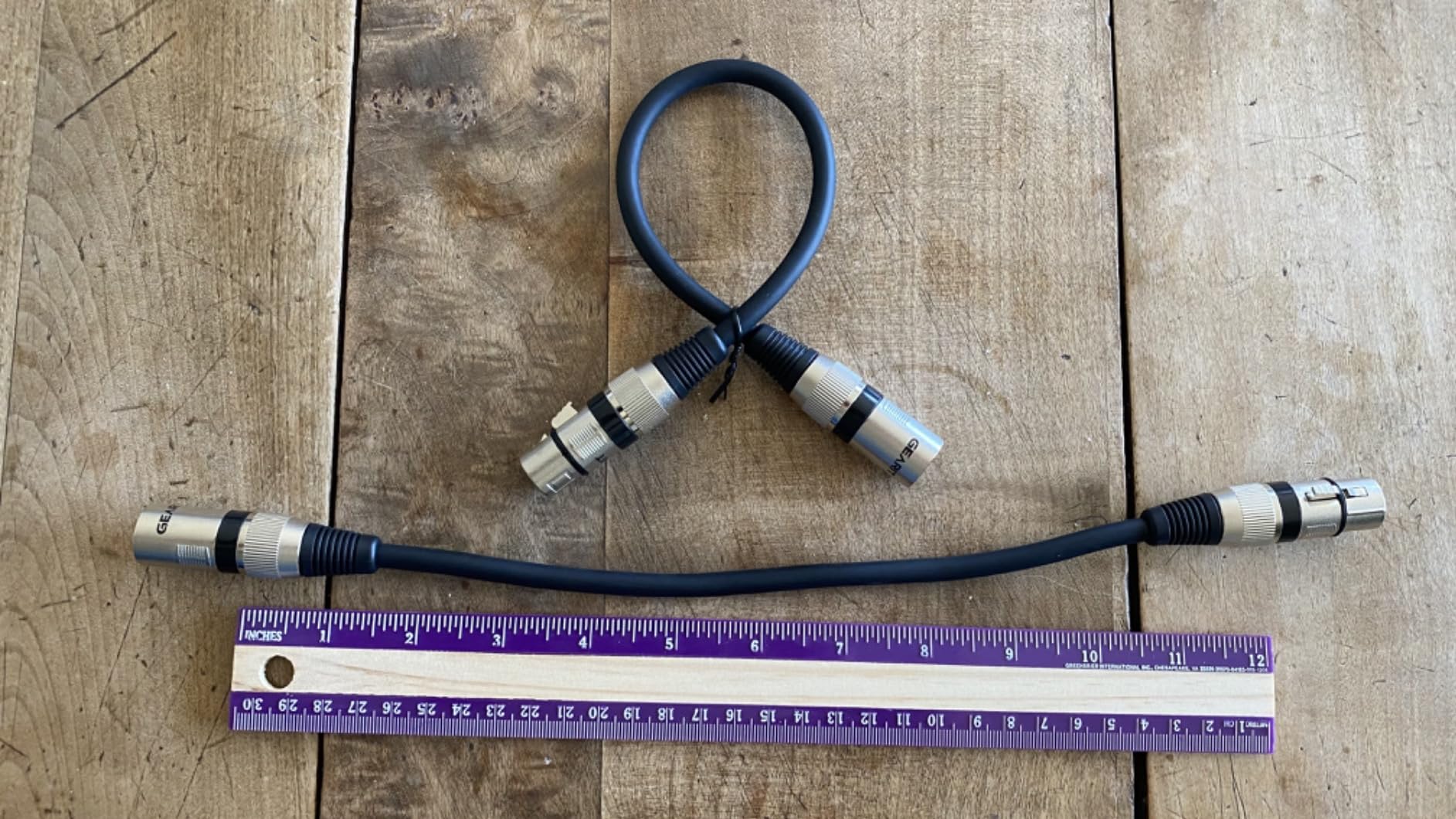 GEARit 22AWG OFC XLR Cables 10 FT 2-Pack Male to Female for Live Bands customer photo 2