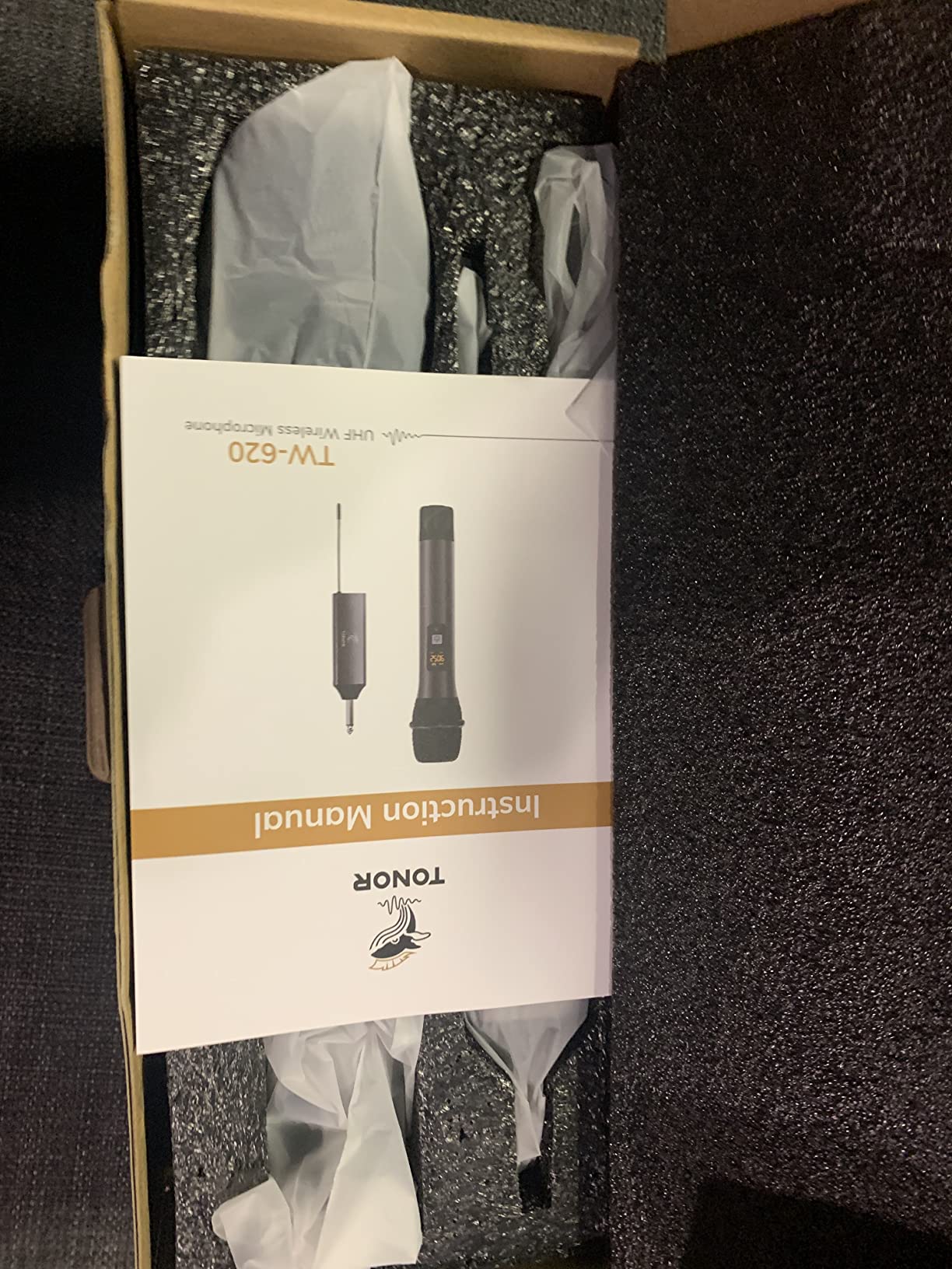 TONOR Wireless Microphone, Mic System with Rechargeable Receiver, 1Mic customer photo 1