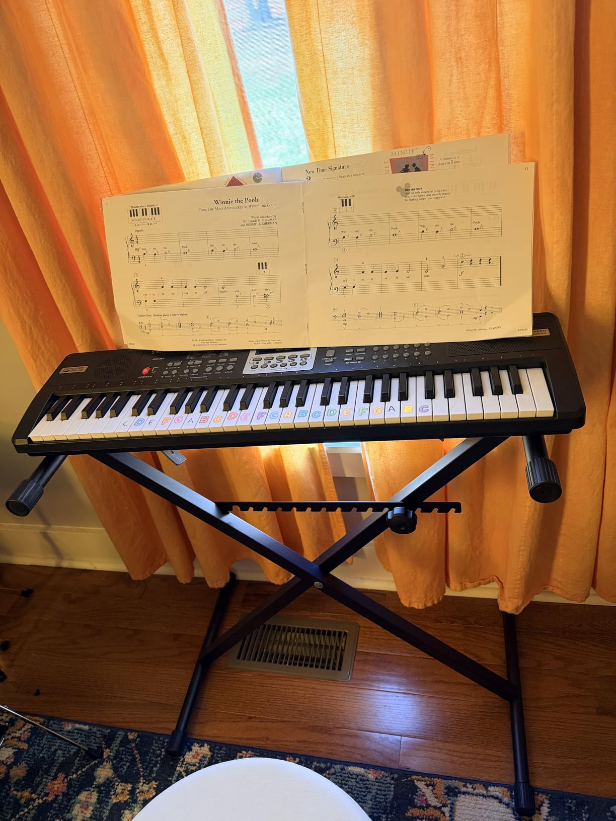 AODSK Single-X Keyboard Stand, 1-Second Adjust, Locking Straps, 61-88 Keys customer photo 2