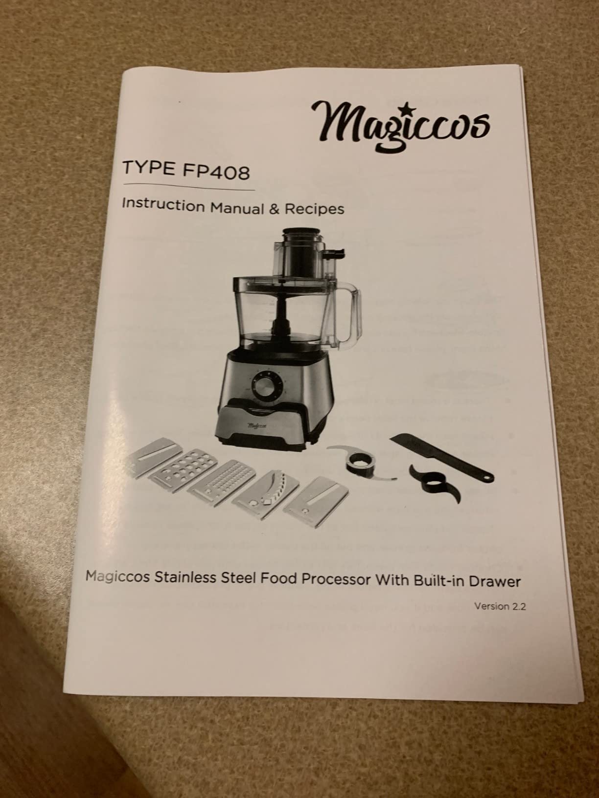 14-Cup Food Processor, 1000W Motor, Storage Drawer, Inox Color customer photo 1