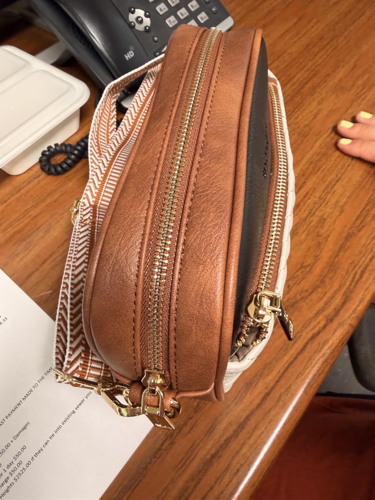 BOSTANTEN Quilted Crossbody customer photo 2