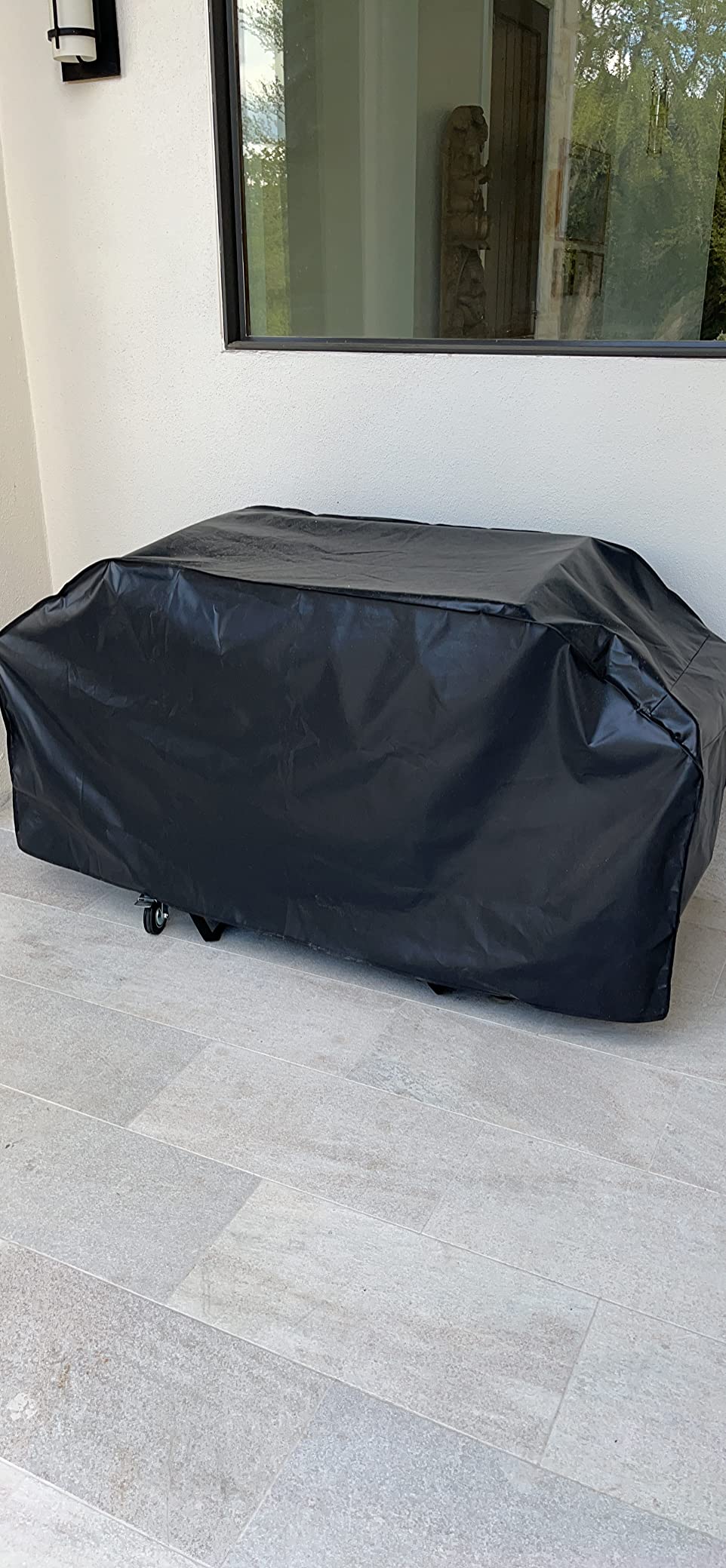 SHINESTAR Griddle Cover for Blackstone 36 Inch Griddle Without Hood, Heavy Duty Waterproof Flat Top Gas Grill Cover with Click-Close Straps, UV-Resistant BBQ Cover for More 4-Burner Griddle customer photo 2