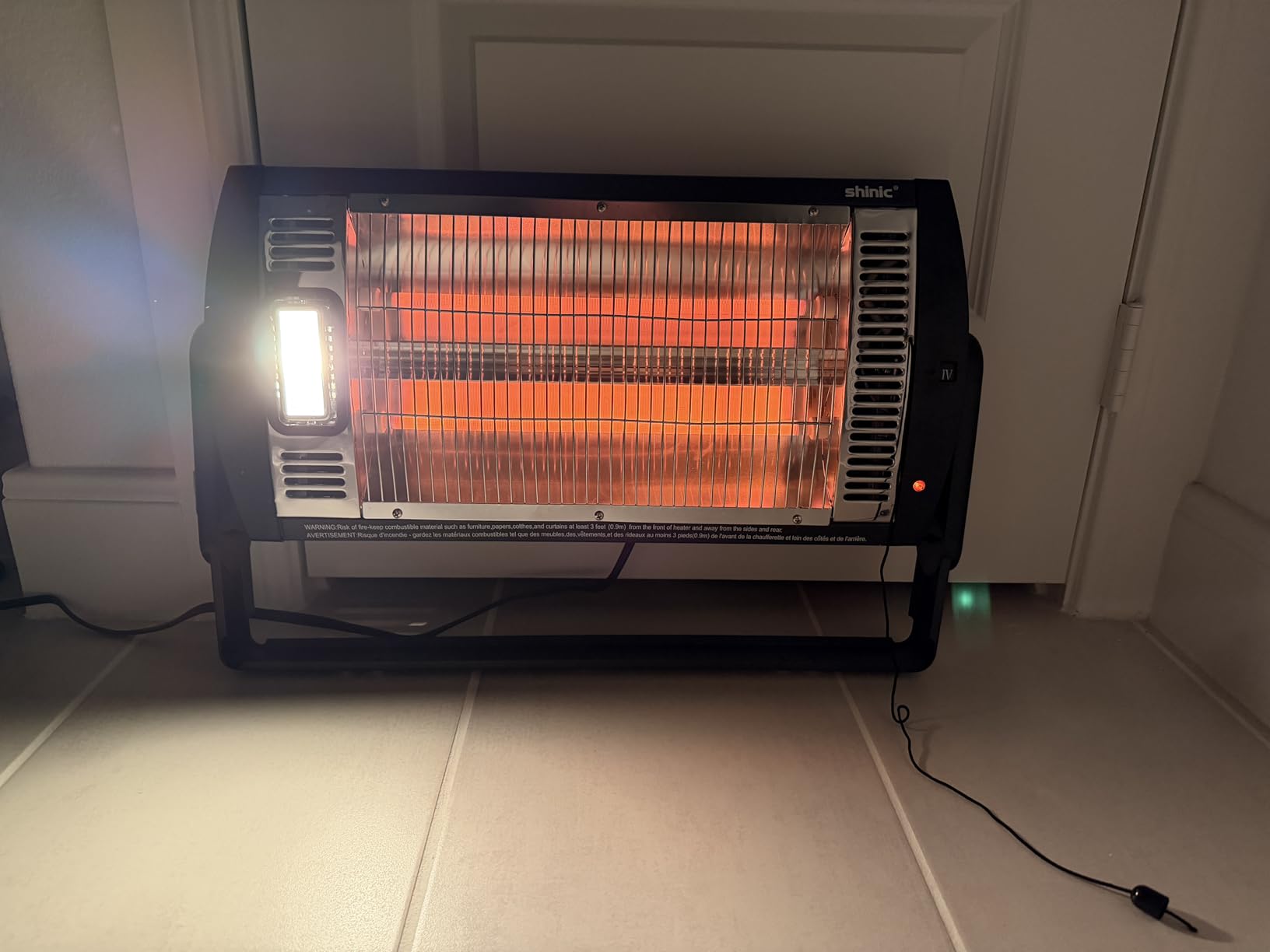 Shinic 2-Pack 120V Electric Garage Heater,1500W/750W Ceiling Mounted Heater customer photo 1