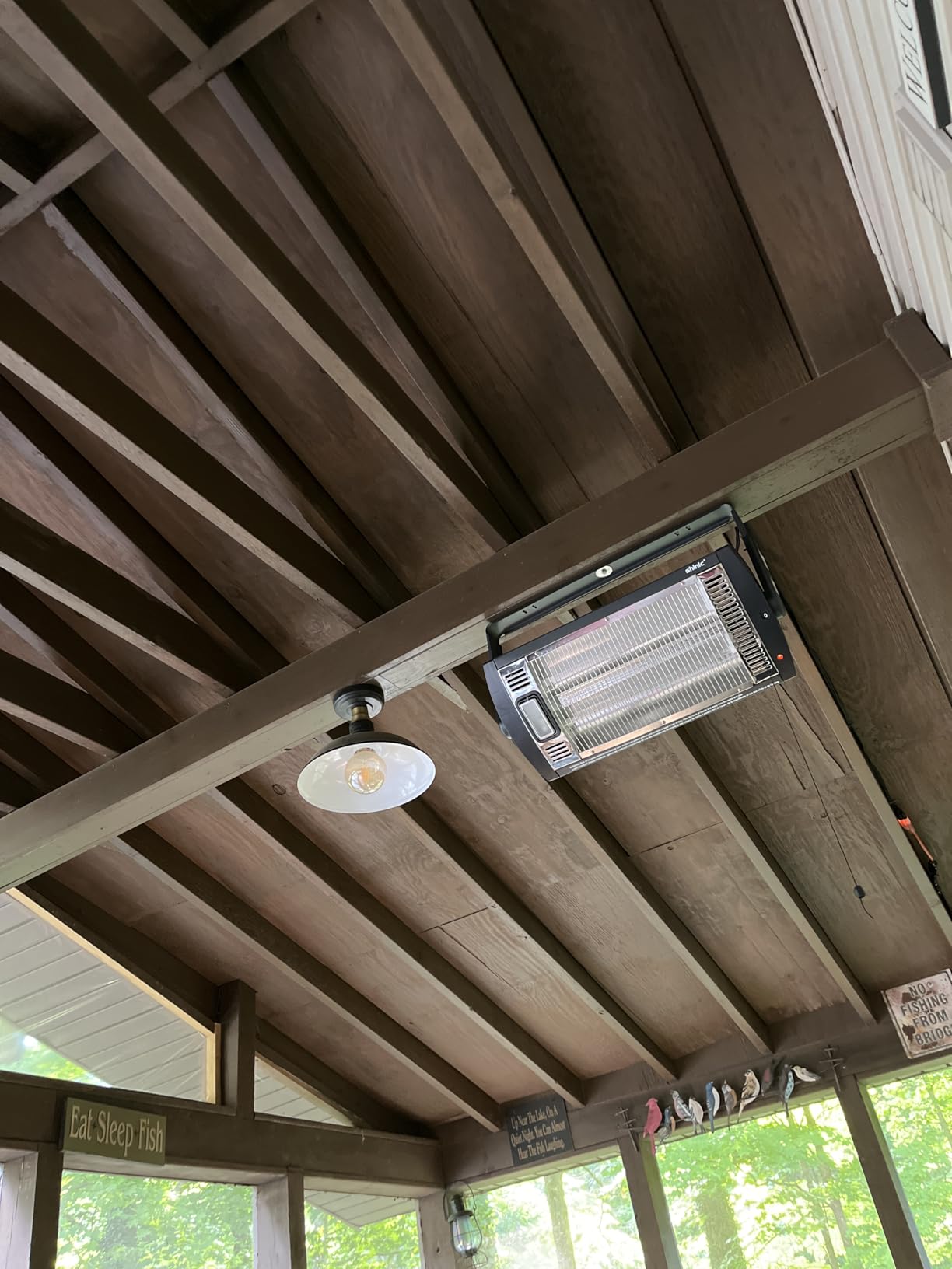 Shinic 2-Pack 120V Electric Garage Heater,1500W/750W Ceiling Mounted Heater customer photo 2