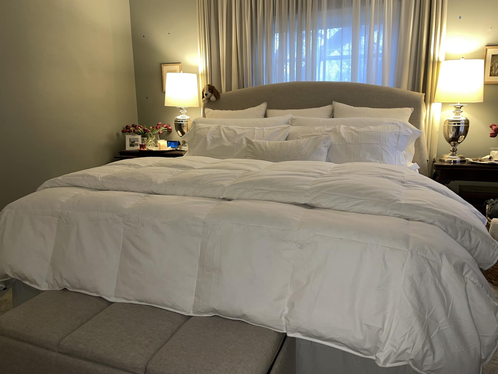 Maple&Stone Feather Down Comforter Queen, All Season Duvet Insert customer photo 2