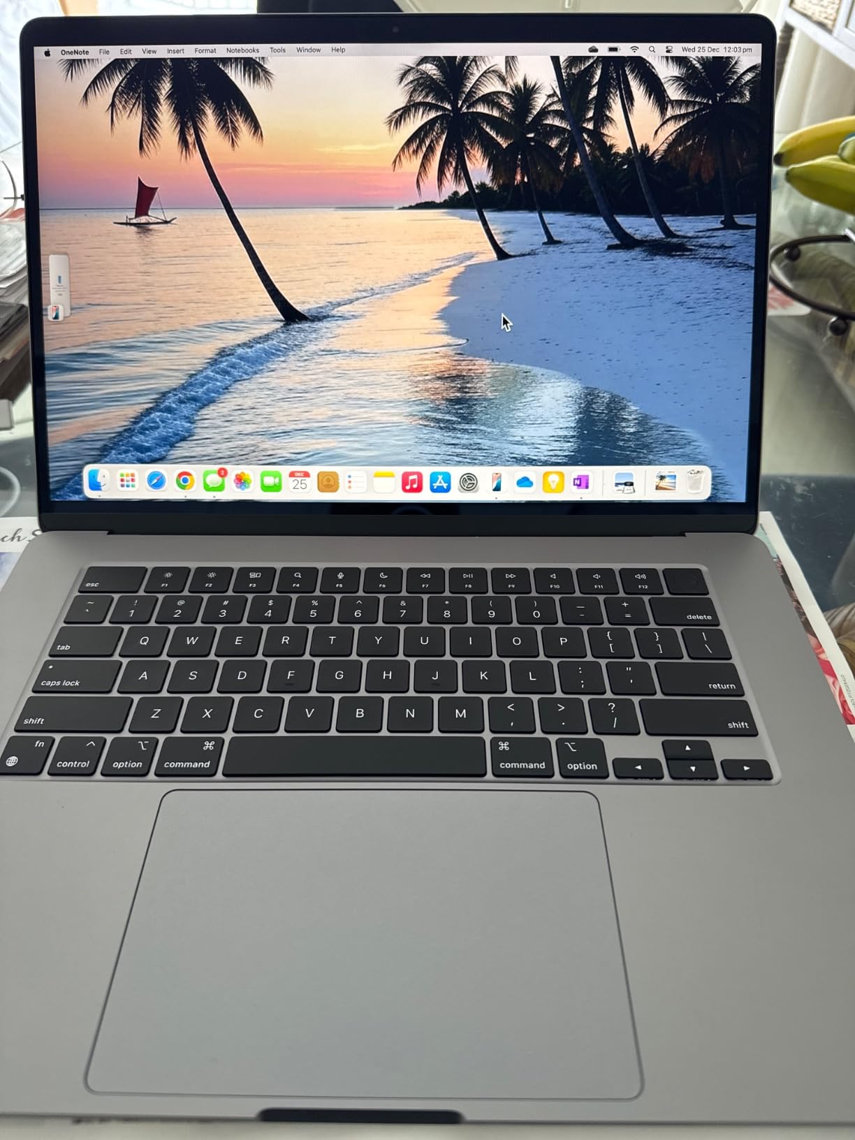 2023 Apple MacBook Air with Apple M2 Chip with 8-Core CPU/10-Core GPU (15-inch, 8GB RAM, 256GB SSD Storage) (QWERTY English) Midnight (Renewed) customer photo 2