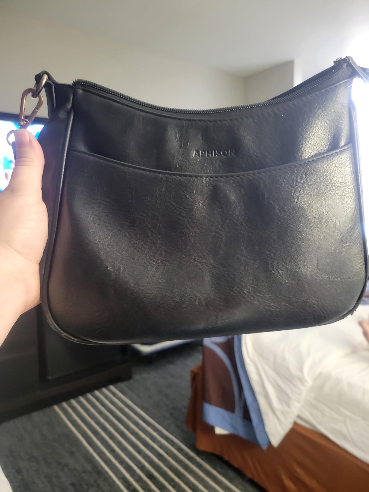 APHISON Leather Crossbody customer photo 1