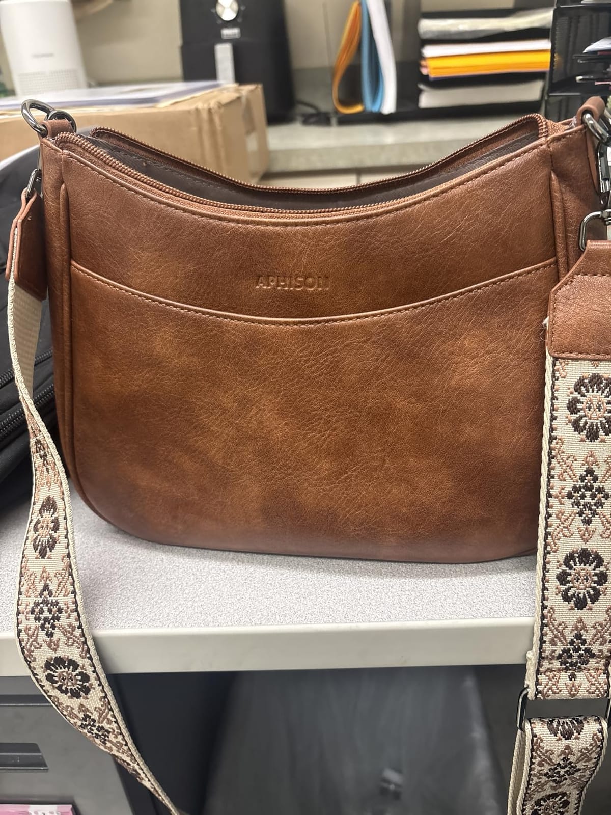 APHISON Leather Crossbody customer photo 2