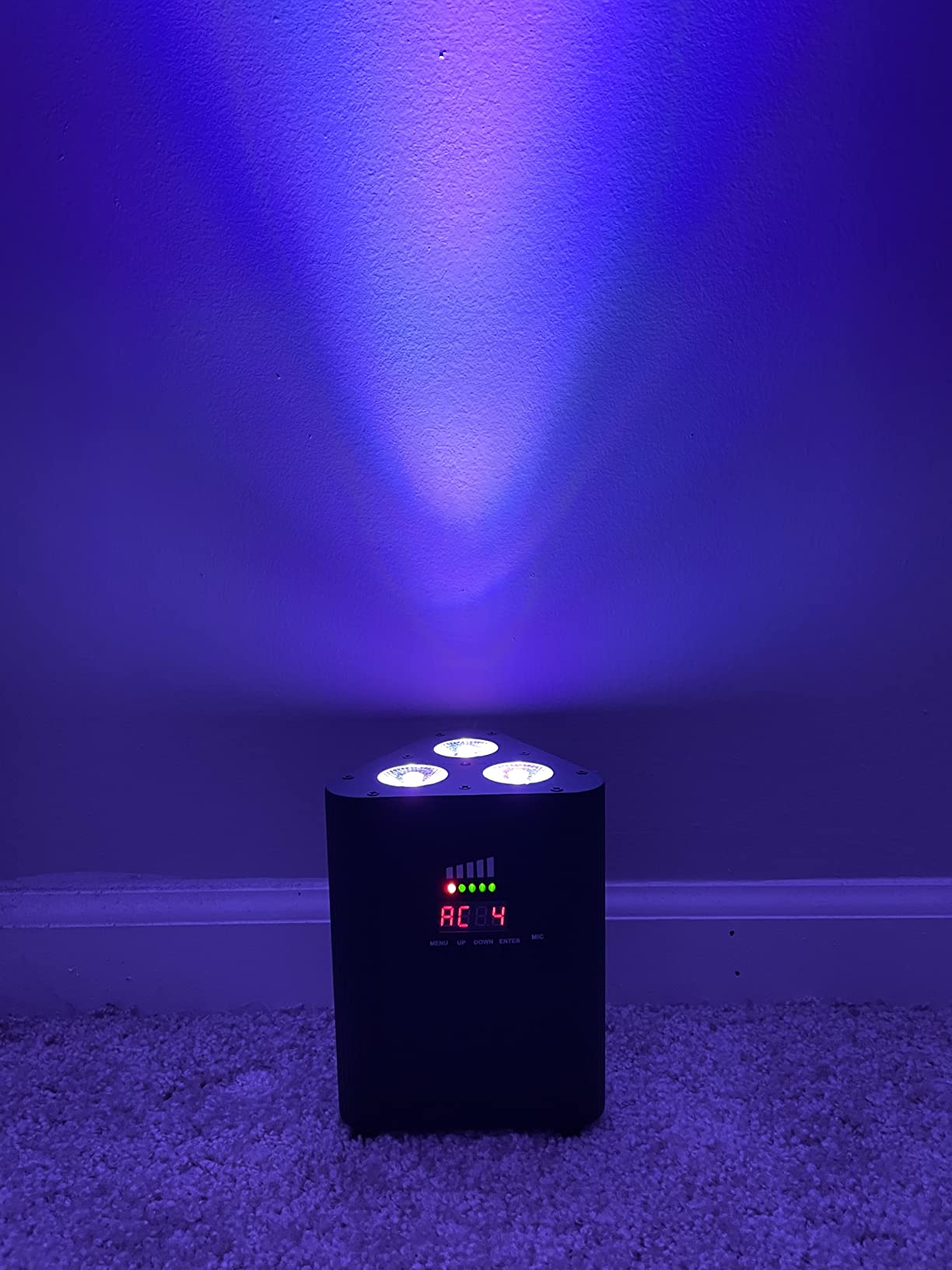 Battery Powered Stage Par Lights - 4IN1 RGBW Full Color LED - 6H All-Color Runtime - Remote & DMX Control - Rechargeable Uplights for DJ Event Live Show Wedding Party Church - 2 Pack customer photo 2