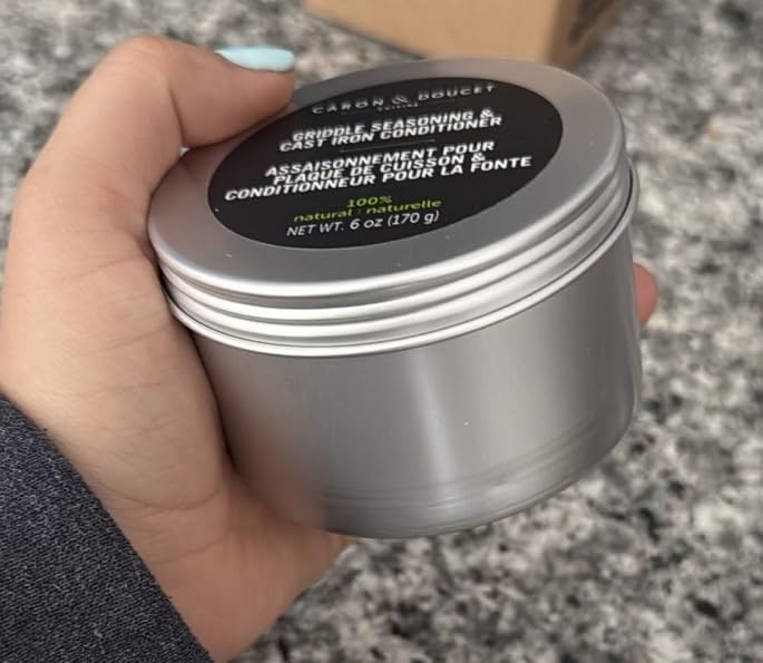 CARON & DOUCET Griddle Seasoning & Cast Iron Conditioner 2 in 1 Formula | Best For Maintaining, Protecting & Conditioning Griddle! customer photo 2