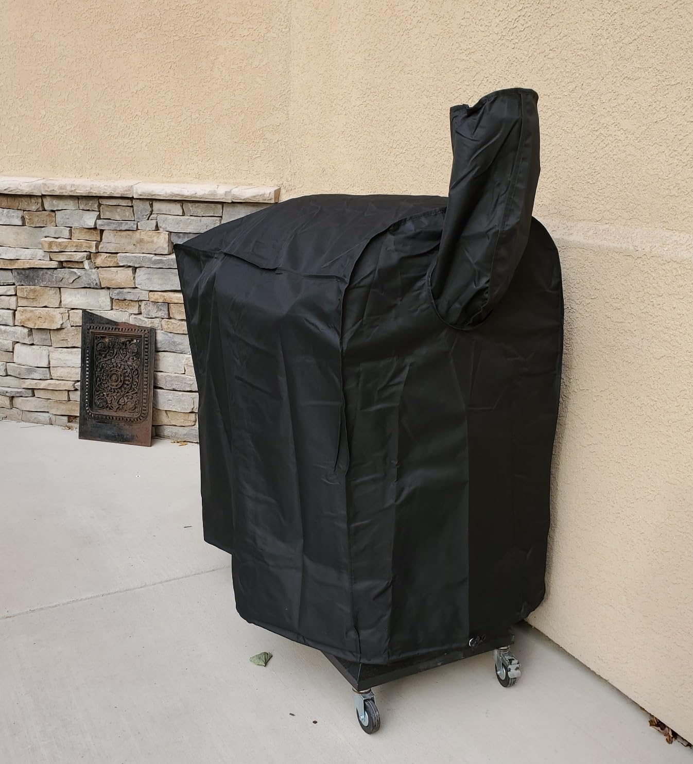Heavy Duty 600D Grill Cover Compatible with Z Grill ZPG-700D Series Wood Pellet and 450 Series 550 Series ZPG-450A ZPG-550B, Z Grills 10502B, UV Fade Resistant Full Length Cover customer photo 1