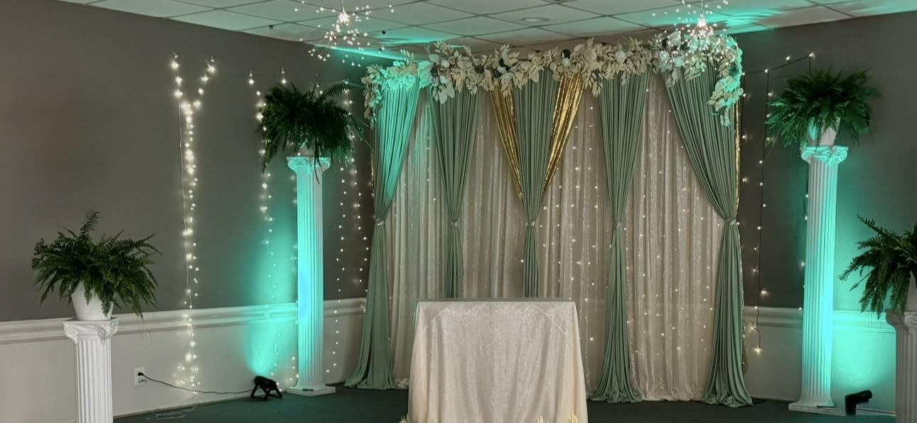 36 LED Stage Lights, Corded RGB Par Lights, 4/7 CH DMX Par Can, LED Stage Par with Sound Activated & DMX 512, Uplights for Wedding, Club, Event, Party, 4 Pack customer photo 2