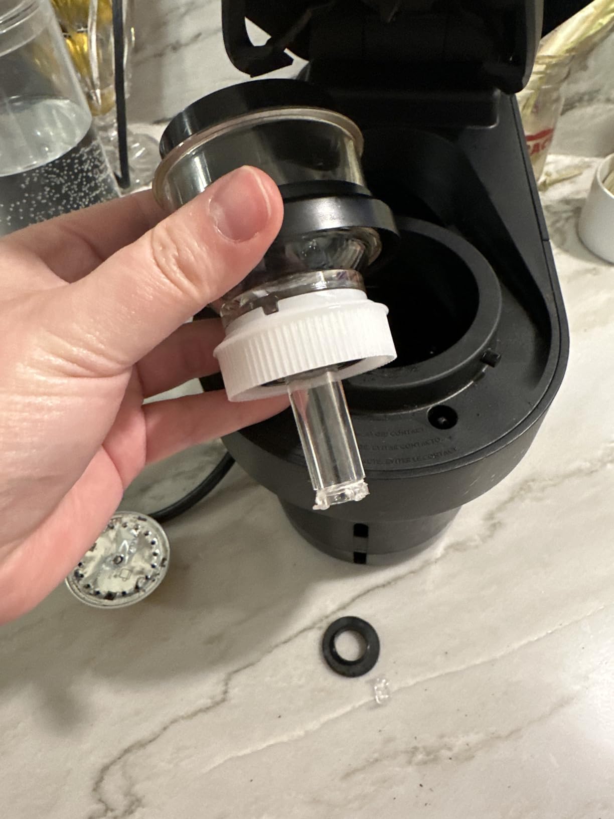 Nespresso Vertuo Pop+ Coffee & Espresso Maker by Breville, Black & Gold customer photo 1