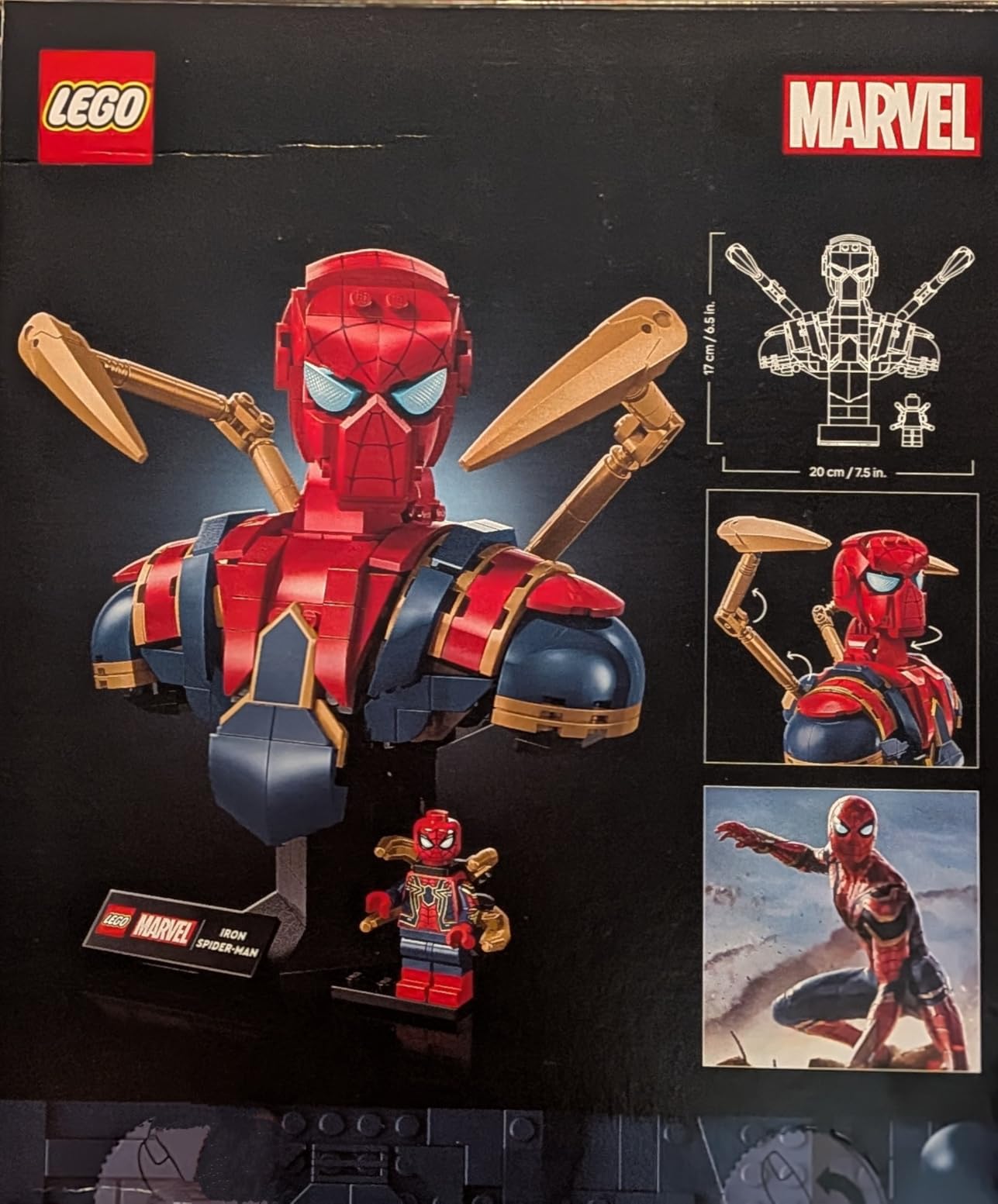 LEGO Iron Spider-Man Bust customer photo 2