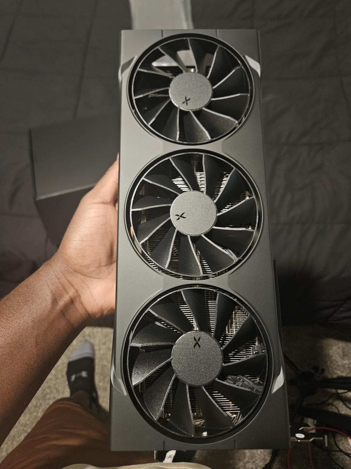 XFX Swift AMD Radeon RX 9070XT Triple Fan Gaming Edition with 16GB GDDR6 HDMI 3xDP, AMD RDNA 4 RX-97TSWF3BA customer photo 2
