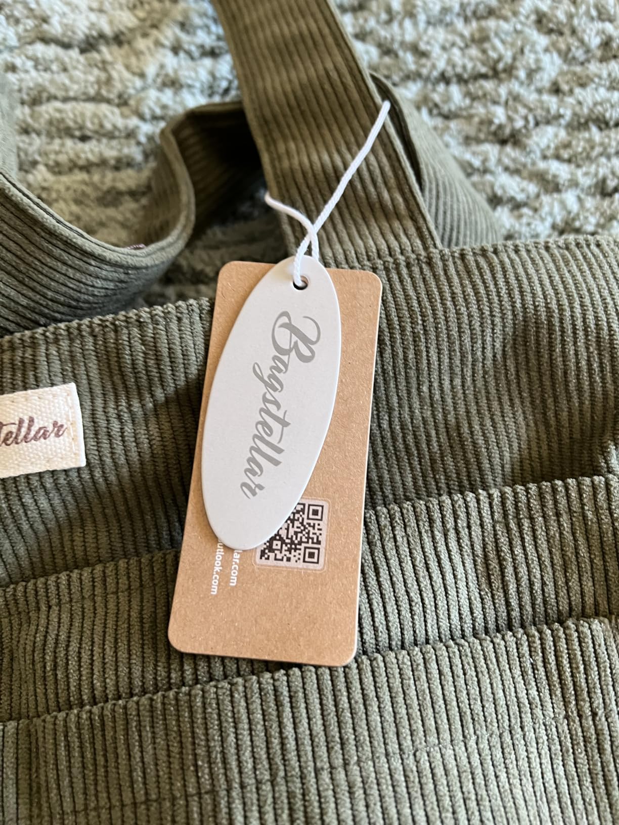 Bagstellar Corduroy Tote customer photo 1