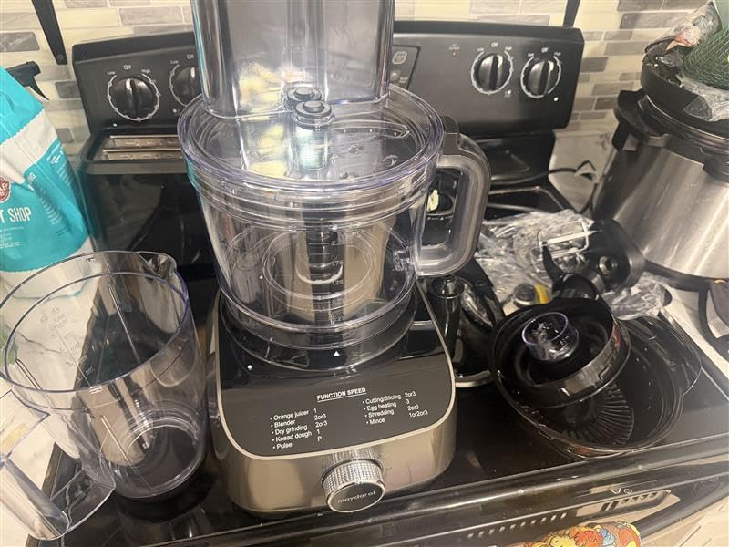 14 Cup Food Processor, 11-in-1 Food Processor and Blender Combo with Large Chute, 51 oz for Smoothies & Ice, for Chopping, Grinding, Slicing, Shredding, Purees & Dough, Dishwasher Safe customer photo 1