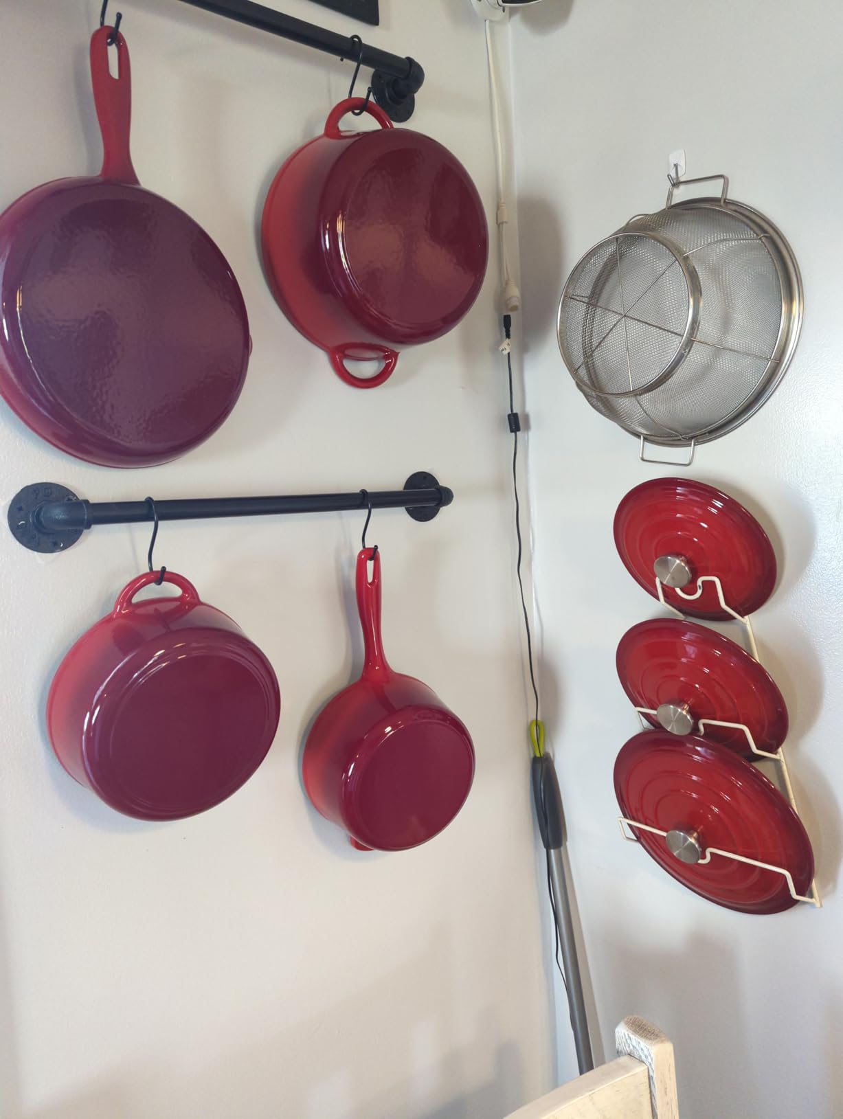 QuliMetal 5-Piece Navy Blue Enameled Cast Iron Cookware Set customer photo 2