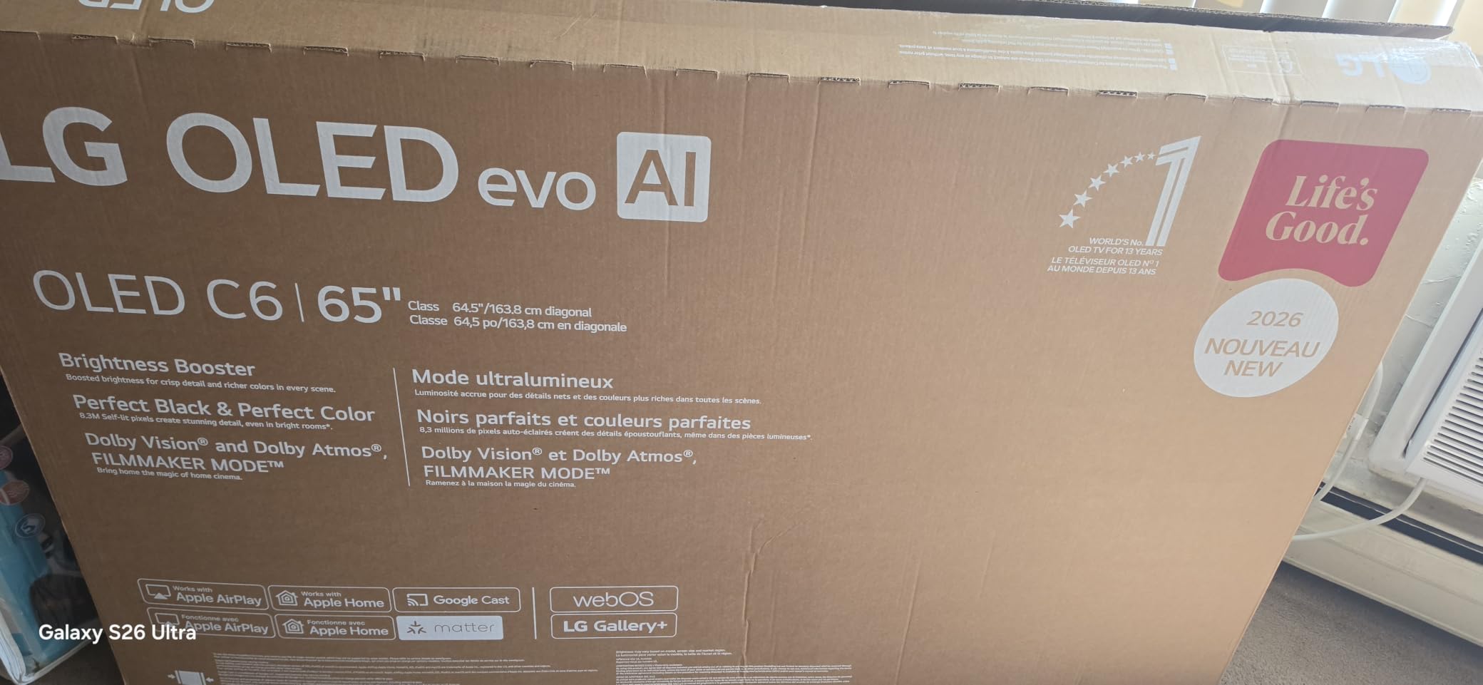 LG C6 77-Inch OLED customer photo 2
