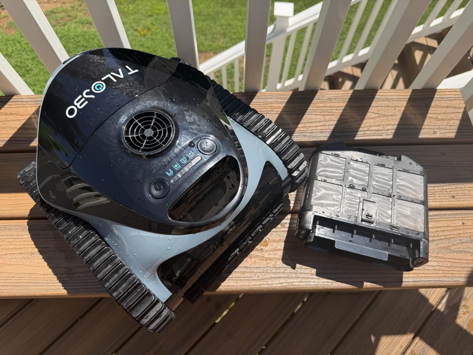 (2026 Upgrade)BRINBO C1 Robot Pool Cleaner with 180 Mins, Frosted Gray Blue customer photo 1