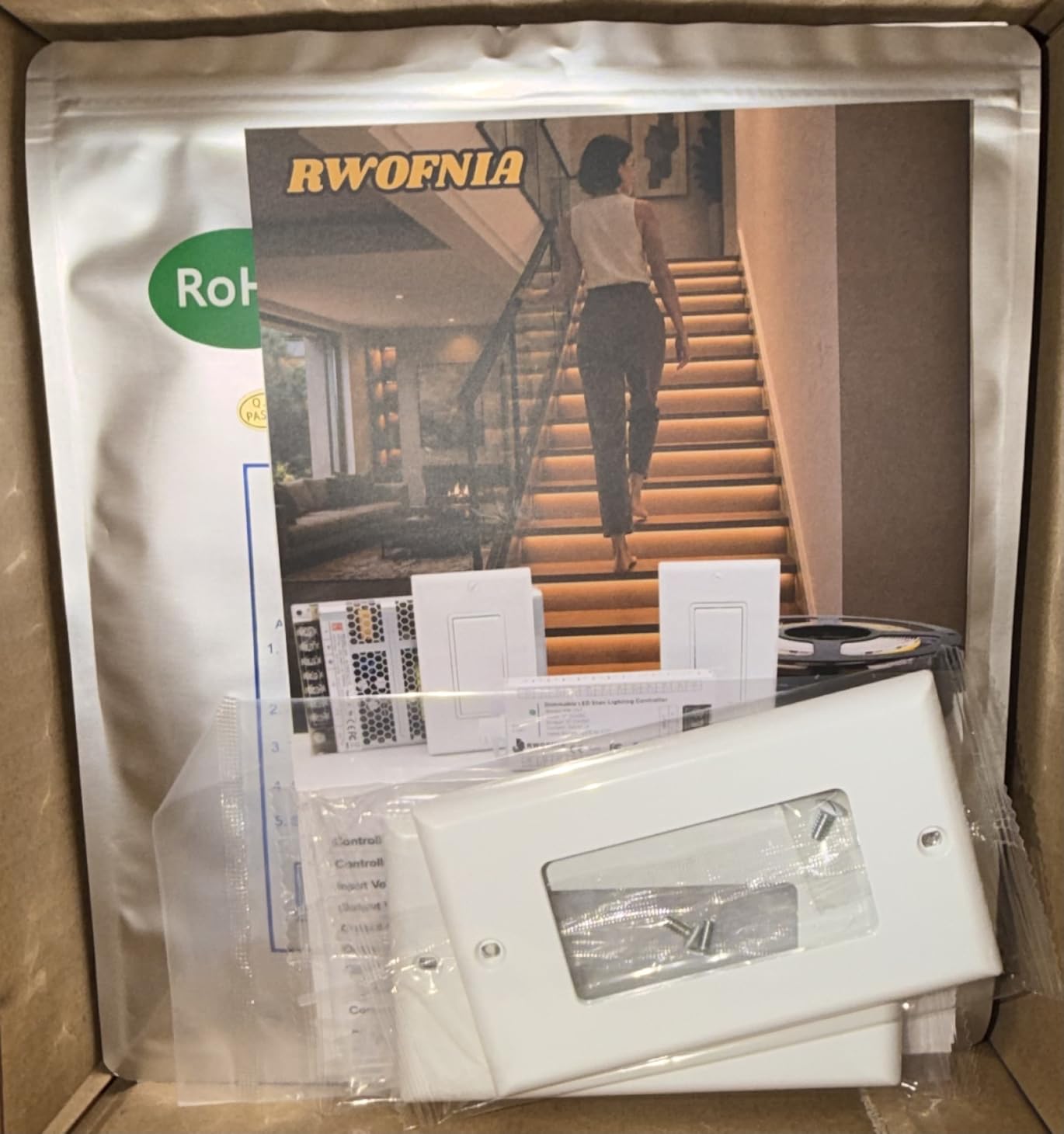 RW-24T LED Stair Lights Kit, 20 Steps, Warm White 3000K customer photo 1