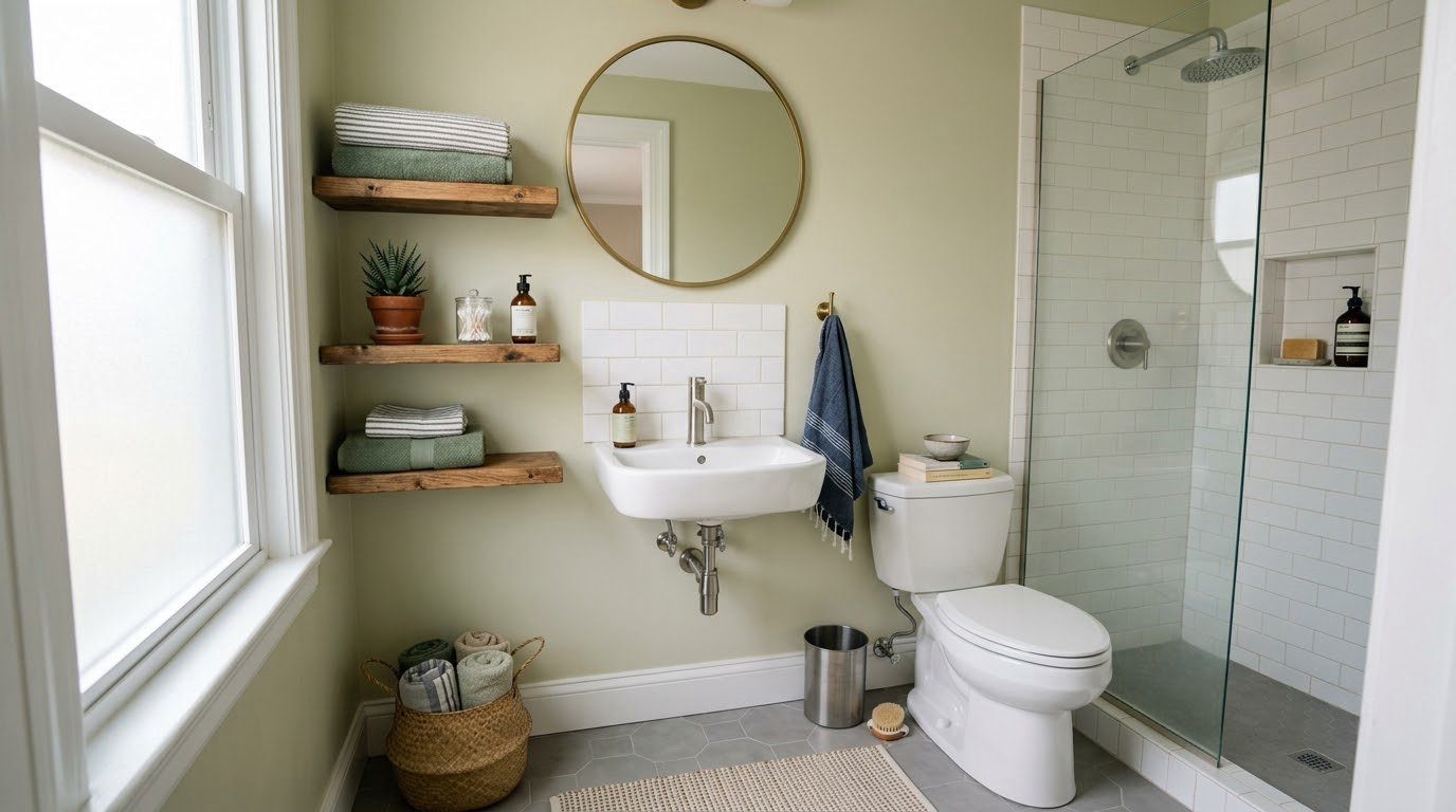 20 small bathroom ideas on a budget