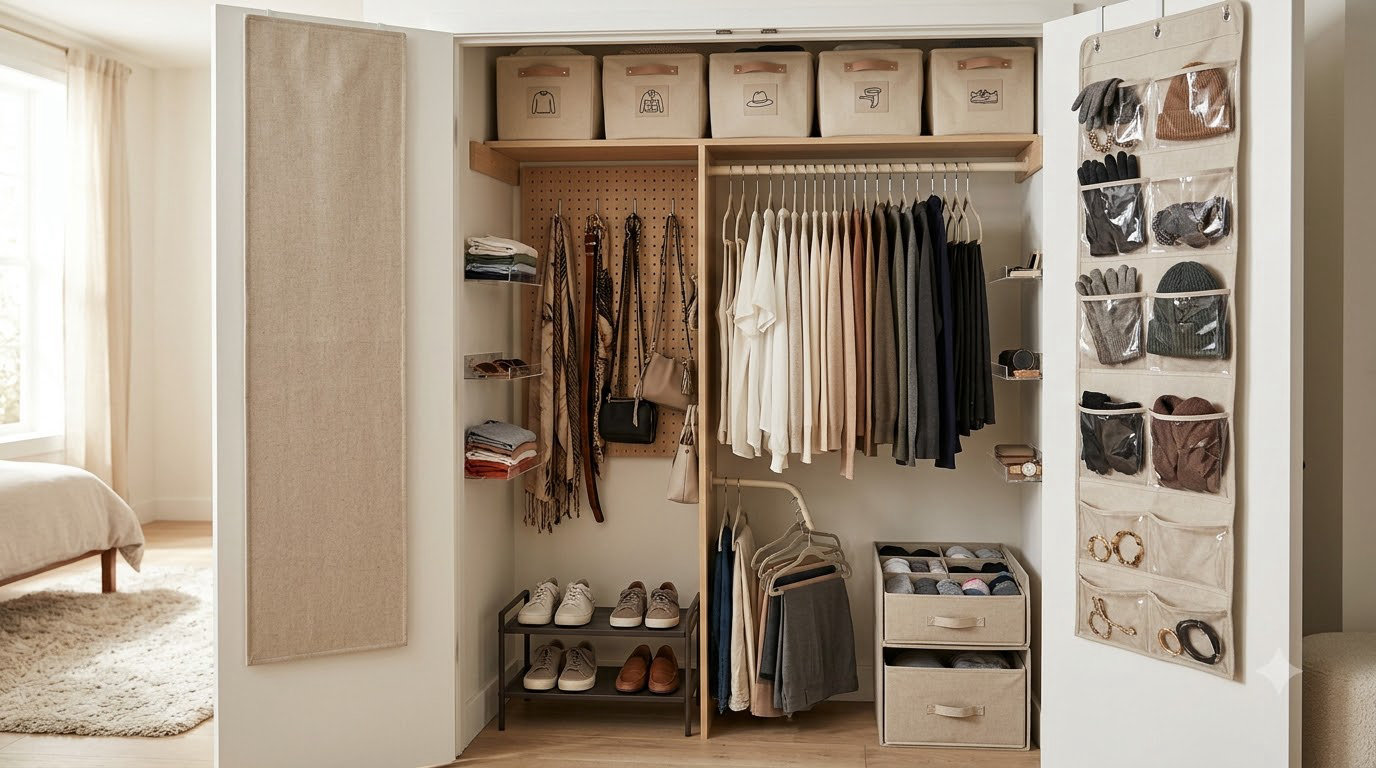 20 closet organization ideas for small closets