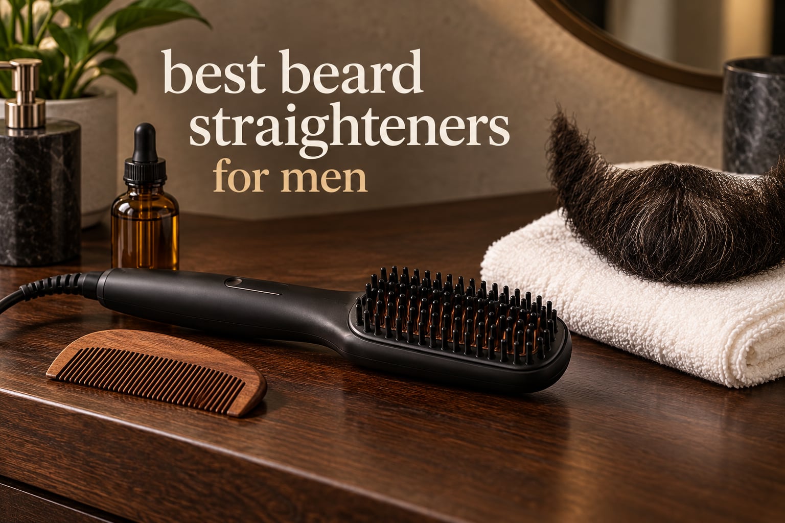 best beard straighteners for men