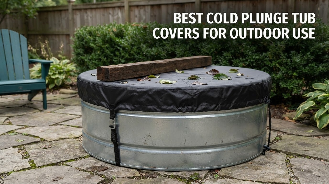 best cold plunge tub covers for outdoor use