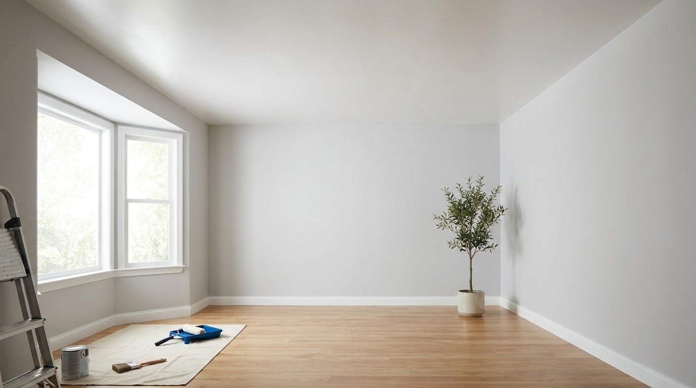 how to paint a ceiling without roller marks
