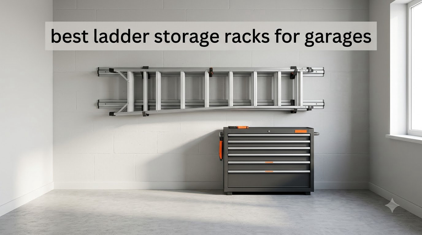 best ladder storage racks for garages