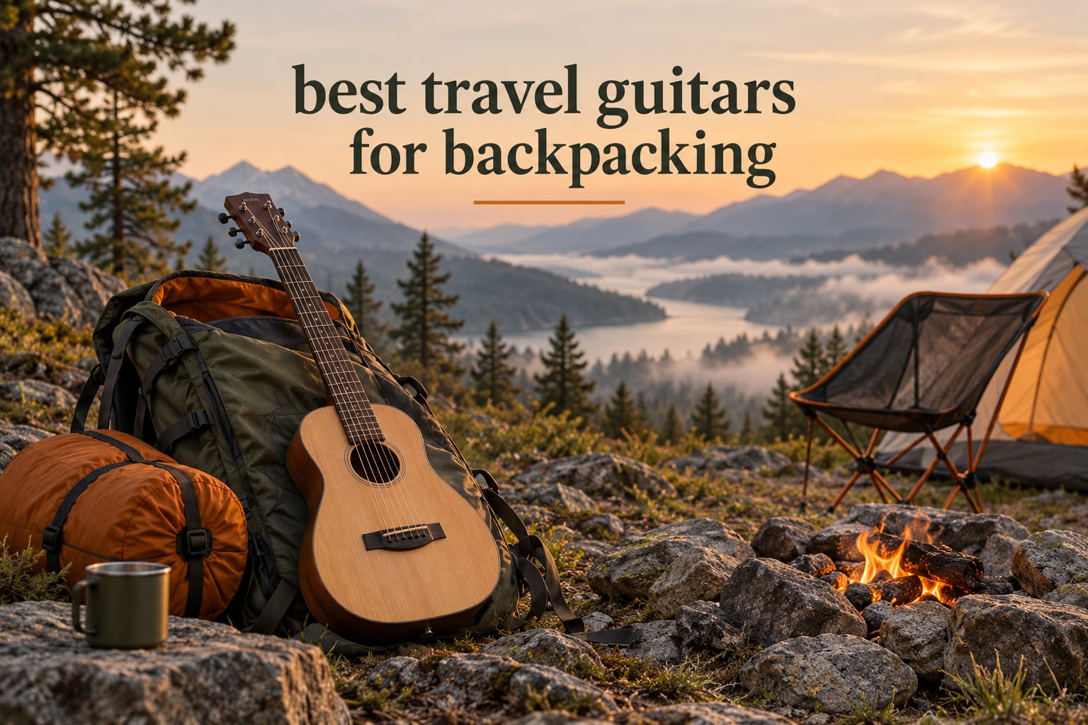 best travel guitars for backpacking