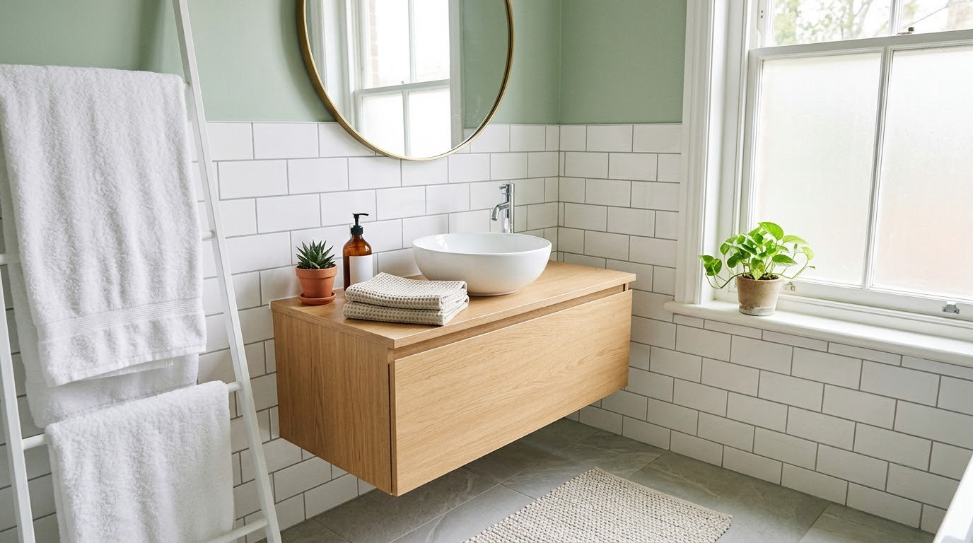 how to remove mildew from bathroom walls
