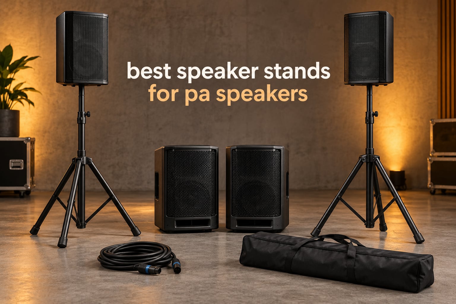 best speaker stands for pa speakers