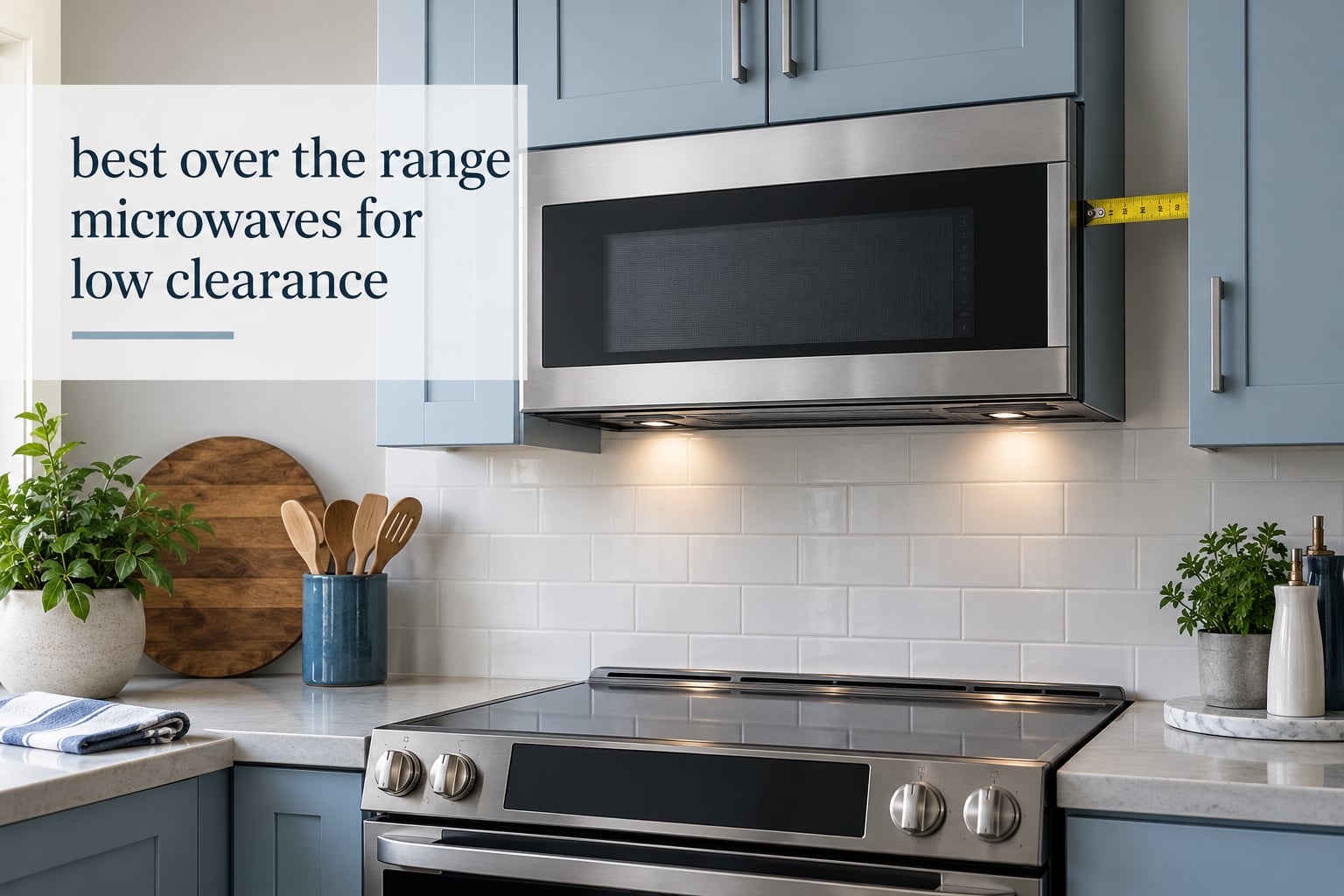 best over the range microwaves for low clearance