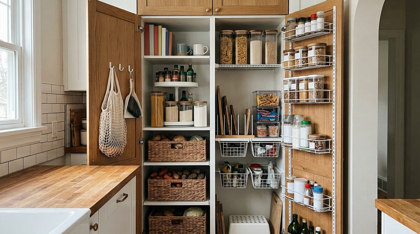 20 pantry organization ideas for small kitchens