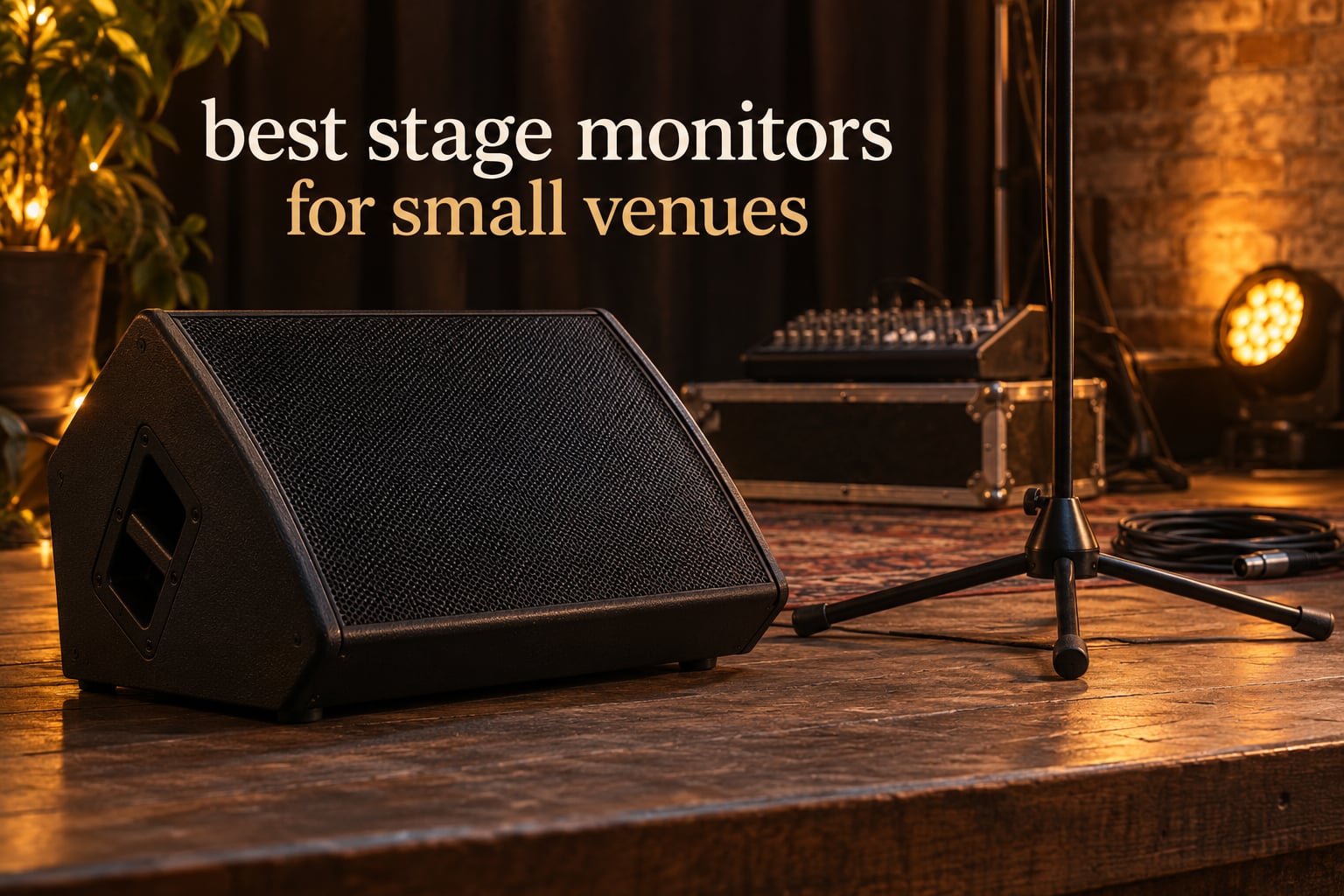 best stage monitors for small venues