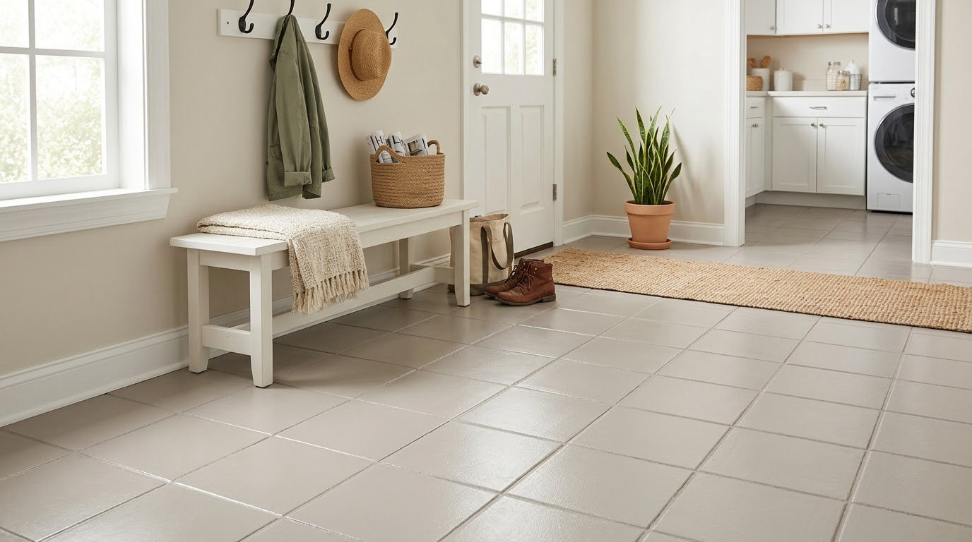 how to paint ceramic tile floors